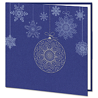 Snowflake Bauble Christmas Card