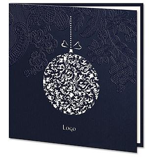 Laser Cut Navy Blue Bauble