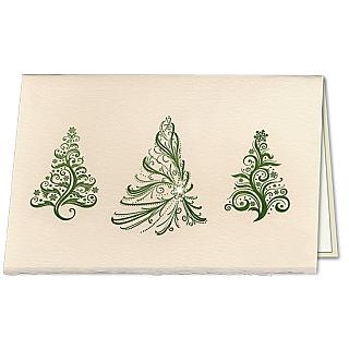 White Christmas Trees