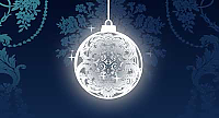 Glistening Bauble E-Card