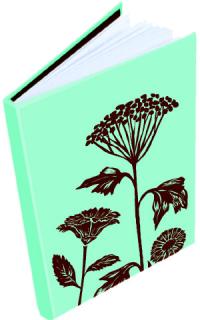 A4 Notebook Floral Stalk