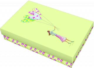 Notecard Box Floral Ballons