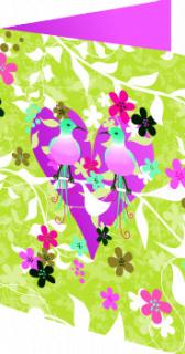 Greetengs Card Birds Parade