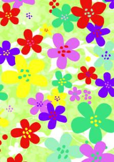 Greetings Card Paradise Floral