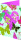 Greetings Card Butterfy and pink