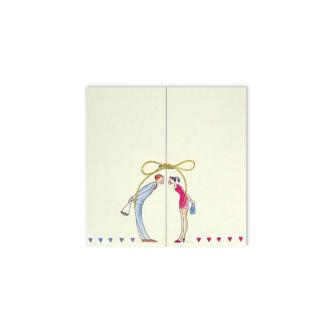 Kartka zakochana para