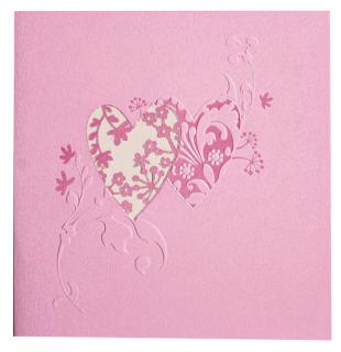 Karty życzeniowe - serca