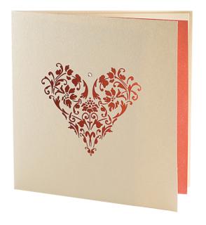 Karty życzeniowe - serca