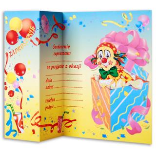 Zaproszenie urodzinowe
