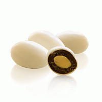 Migdały w masie gianduia i w lukrze