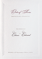 Order of service