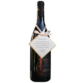 Zawieszka na wino kwadratowa