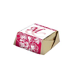 Czekoladki personalizowane inicjałami